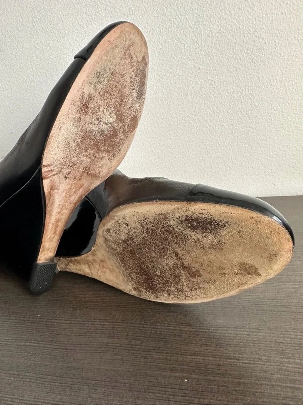 Kate Spade | Kate Spade Shoes Size 9.5 Kate Spade Wedge with Patent Leather Toe